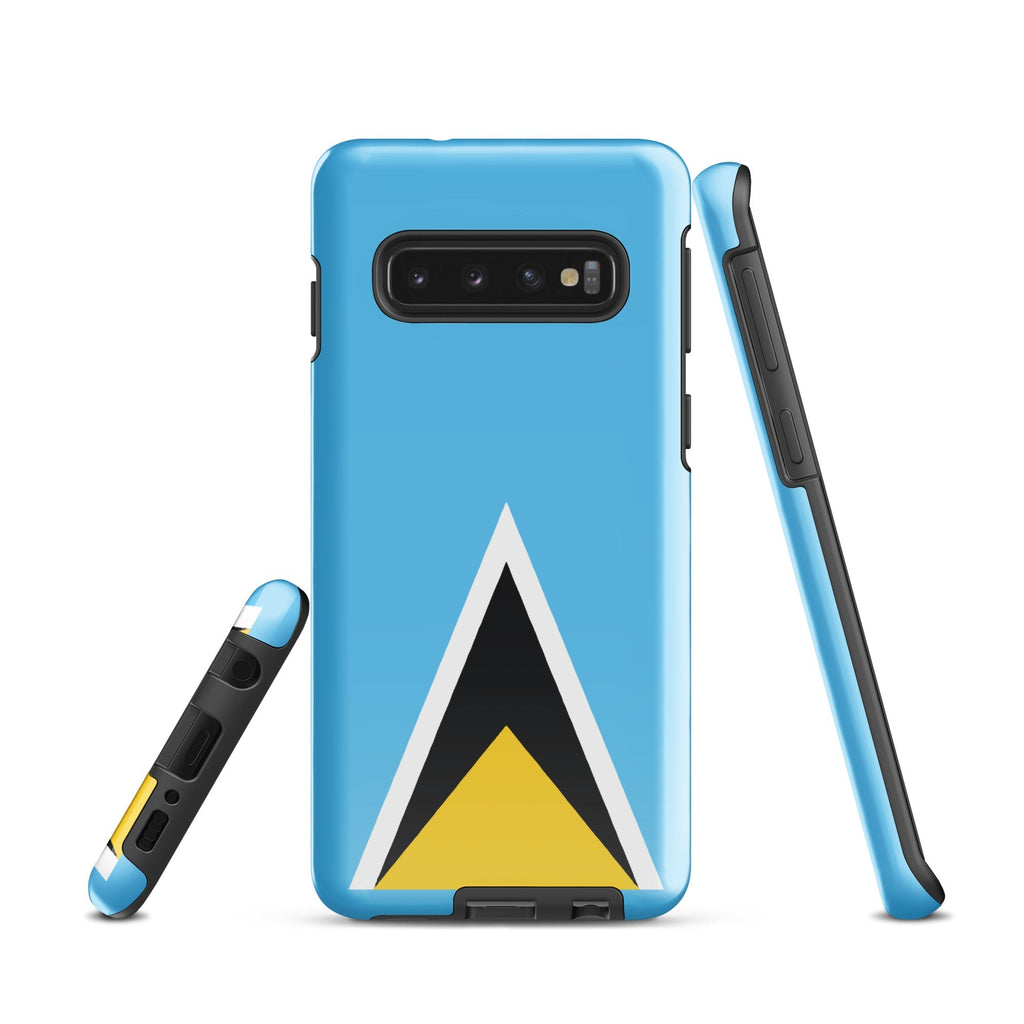 St Lucia Flag Tough case for Samsung® - Conscious Apparel Store