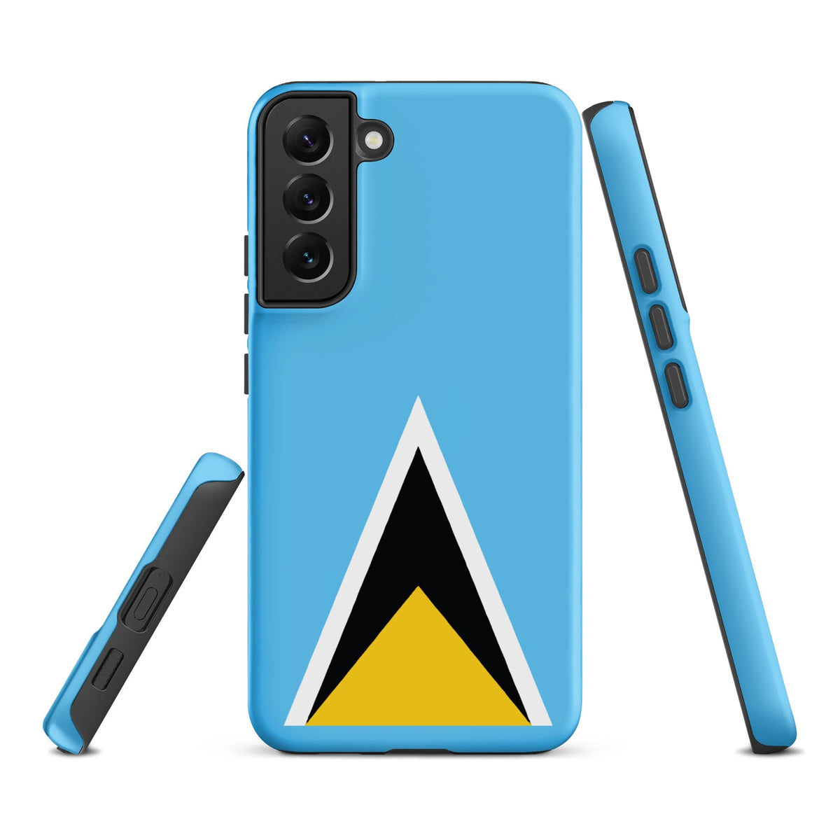 St Lucia Flag Tough case for Samsung® - Conscious Apparel Store
