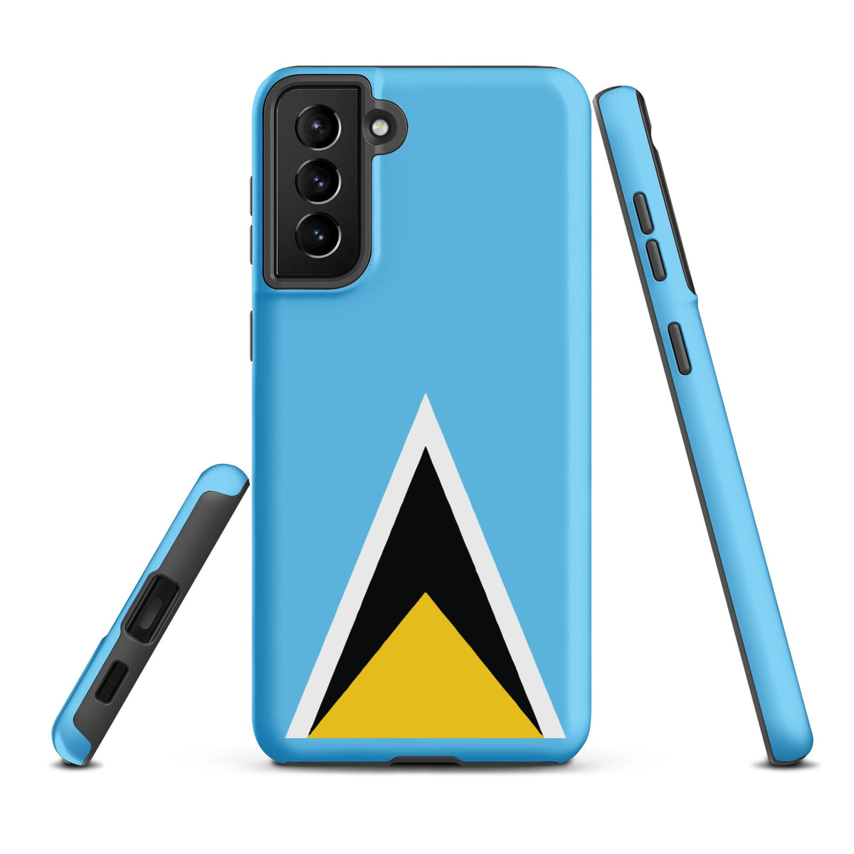 St Lucia Flag Tough case for Samsung® - Conscious Apparel Store