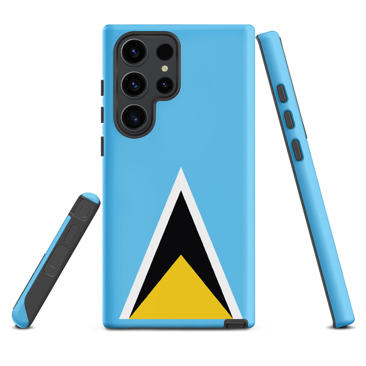 St Lucia Flag Tough case for Samsung® - Conscious Apparel Store