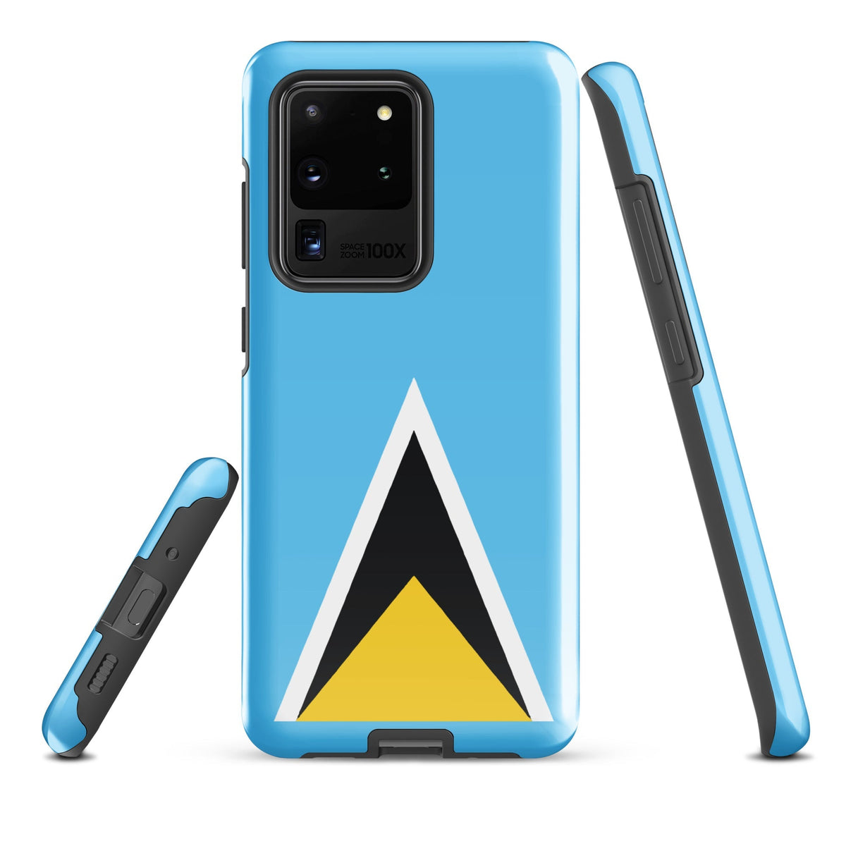 St Lucia Flag Tough case for Samsung® - Conscious Apparel Store