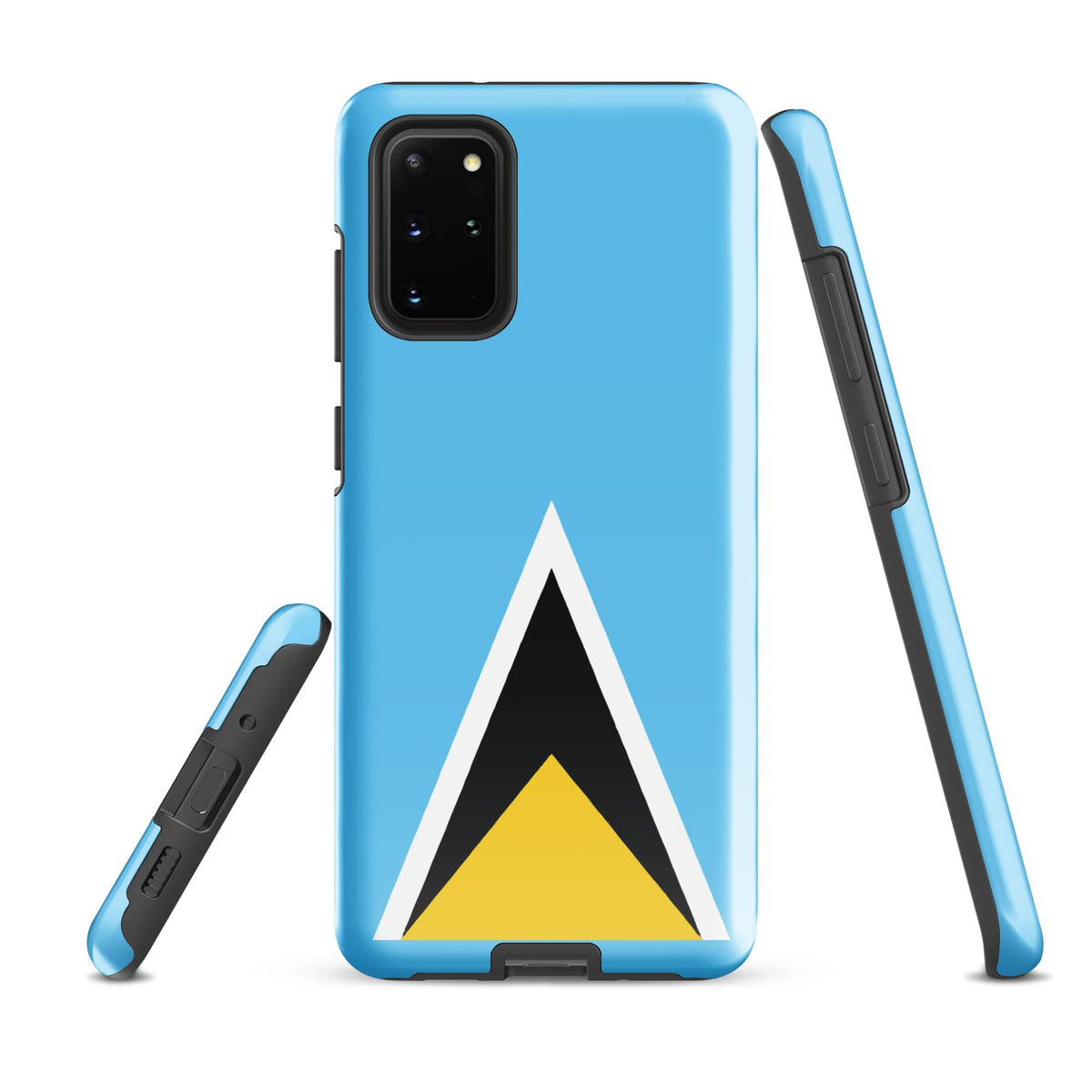 St Lucia Flag Tough case for Samsung® - Conscious Apparel Store
