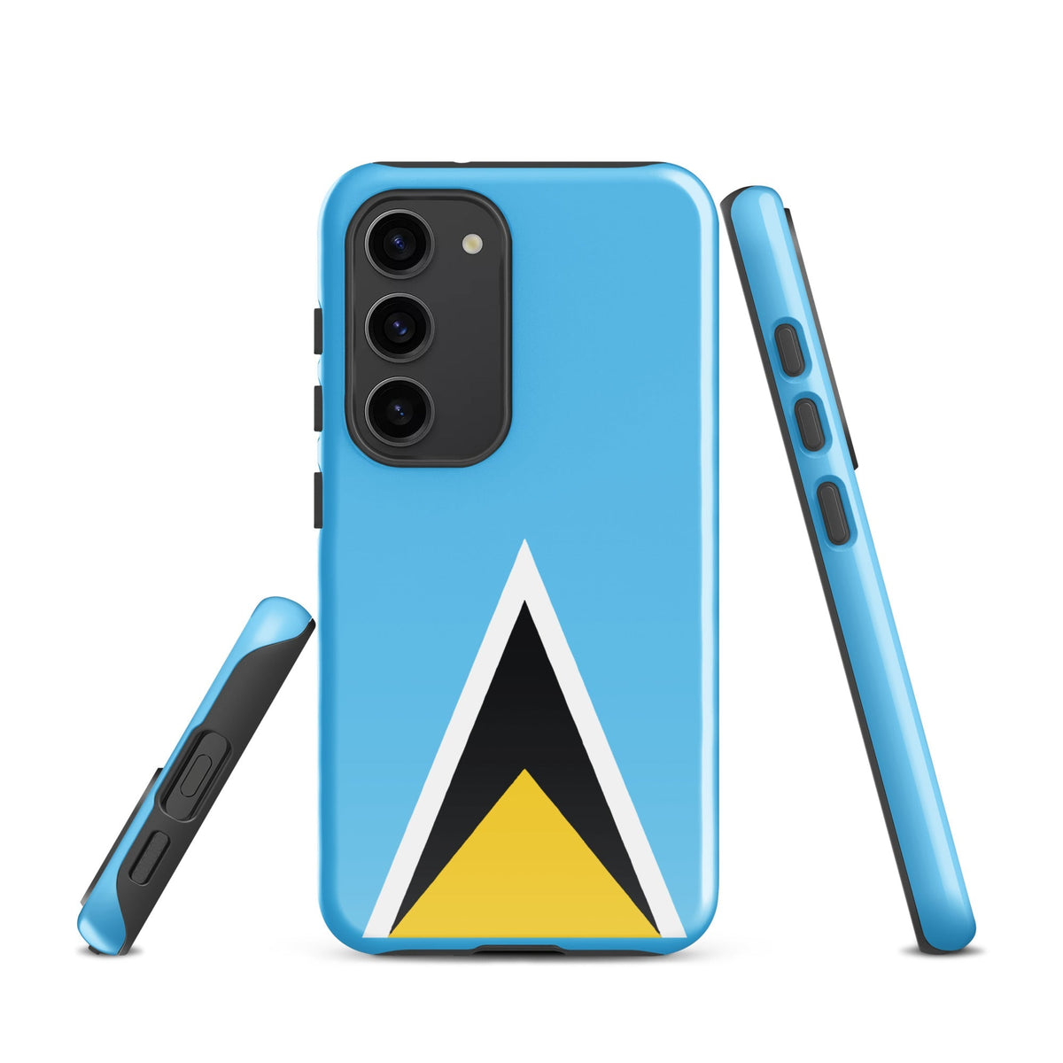 St Lucia Flag Tough case for Samsung® - Conscious Apparel Store