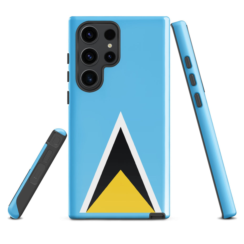 St Lucia Flag Tough case for Samsung® - Conscious Apparel Store