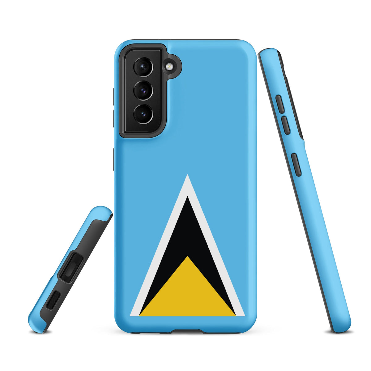 St Lucia Flag Tough case for Samsung® - Conscious Apparel Store