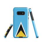 St Lucia Flag Tough case for Samsung® - Conscious Apparel Store