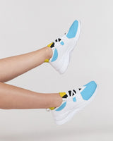 St Lucia Flag Women's Two-Tone Sneaker - Conscious Apparel Store