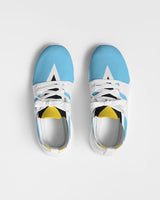 St Lucia Flag Women's Two-Tone Sneaker - Conscious Apparel Store