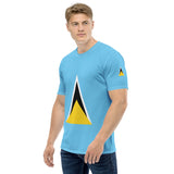 St Lucia Men's T-shirt - Conscious Apparel Store