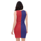 St Maarten Flag Bodycon Dress - Conscious Apparel Store