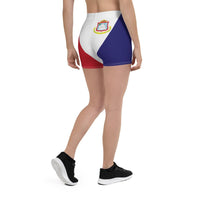 St Maarten Flag Shorts - Conscious Apparel Store