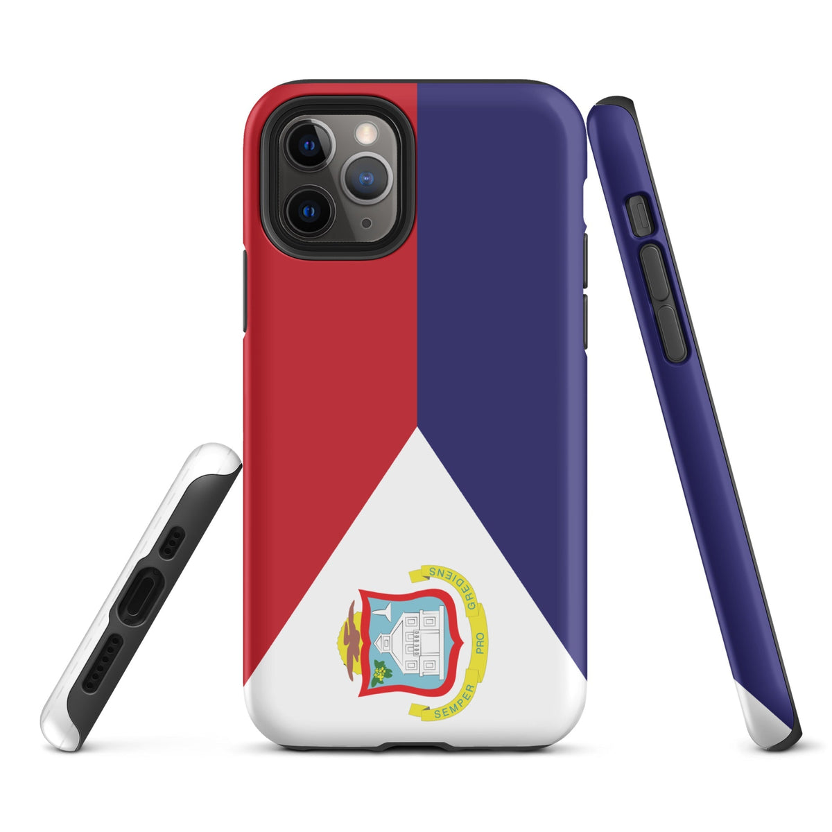 St Maarten Flag Tough Cellphone Case for iPhone® - Conscious Apparel Store