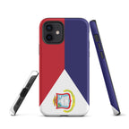 St Maarten Flag Tough Cellphone Case for iPhone® - Conscious Apparel Store