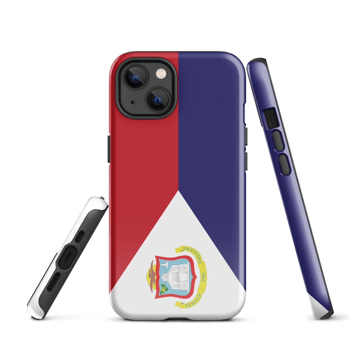 St Maarten Flag Tough Cellphone Case for iPhone® - Conscious Apparel Store