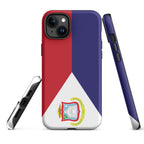 St Maarten Flag Tough Cellphone Case for iPhone® - Conscious Apparel Store
