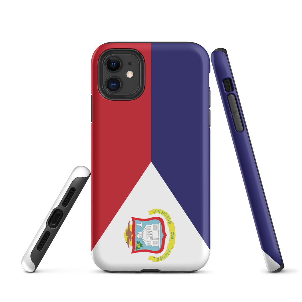 St Maarten Flag Tough Cellphone Case for iPhone® - Conscious Apparel Store
