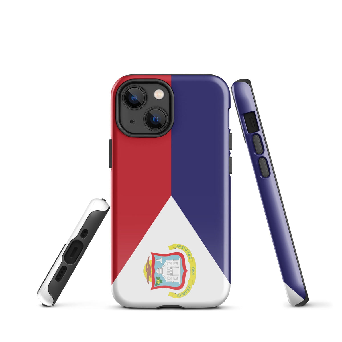 St Maarten Flag Tough Cellphone Case for iPhone® - Conscious Apparel Store