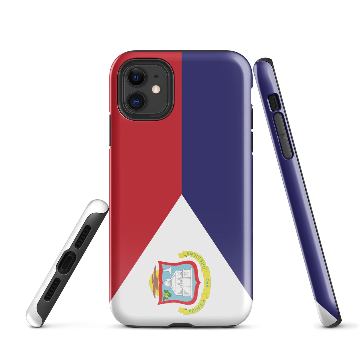 St Maarten Flag Tough Cellphone Case for iPhone® - Conscious Apparel Store