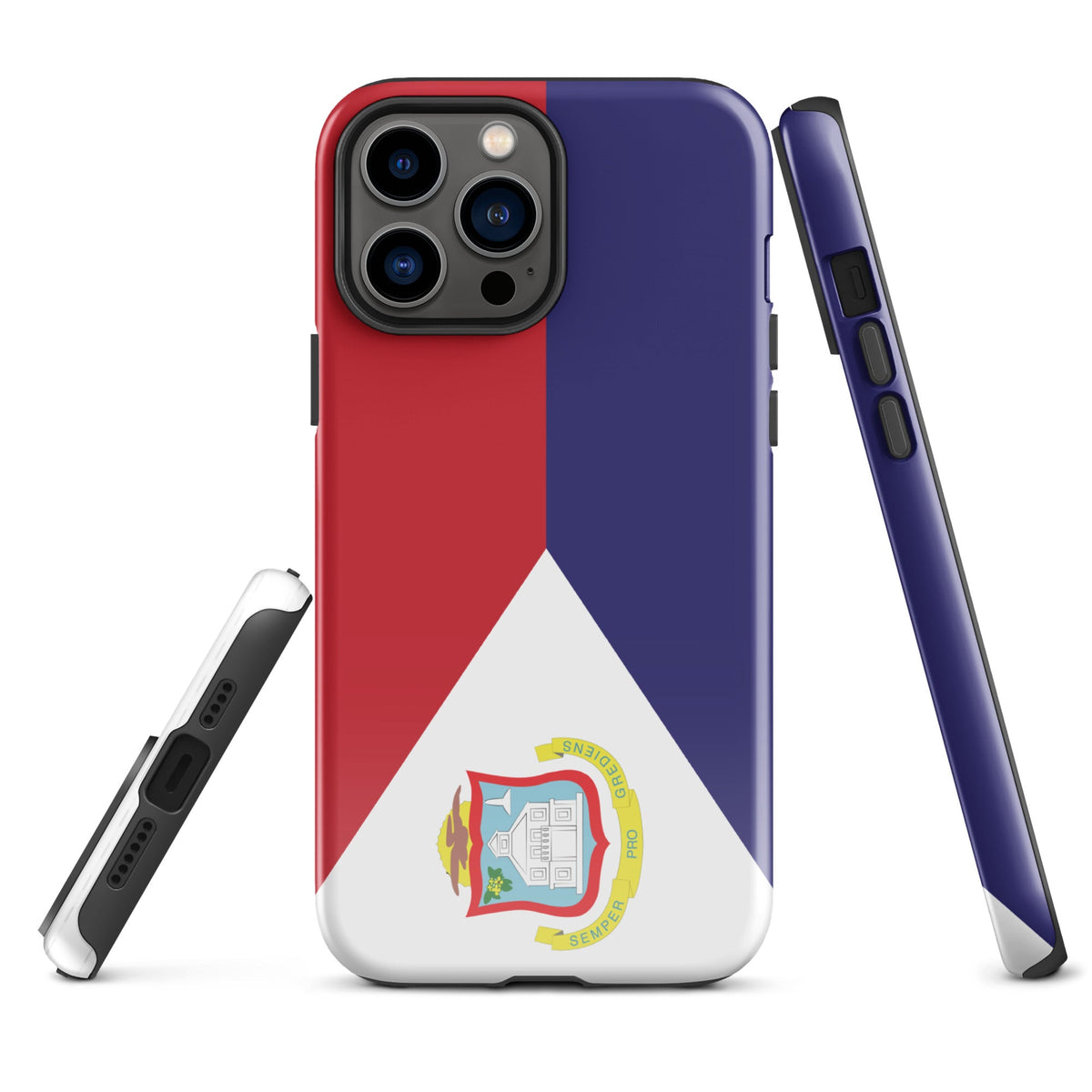 St Maarten Flag Tough Cellphone Case for iPhone® - Conscious Apparel Store