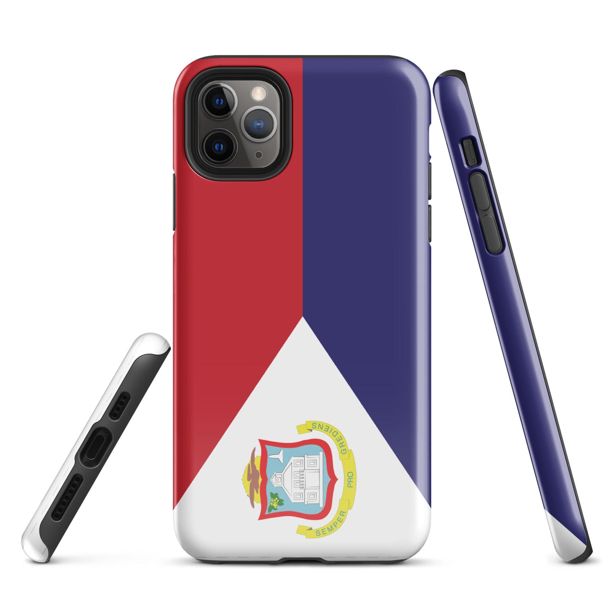 St Maarten Flag Tough Cellphone Case for iPhone® - Conscious Apparel Store