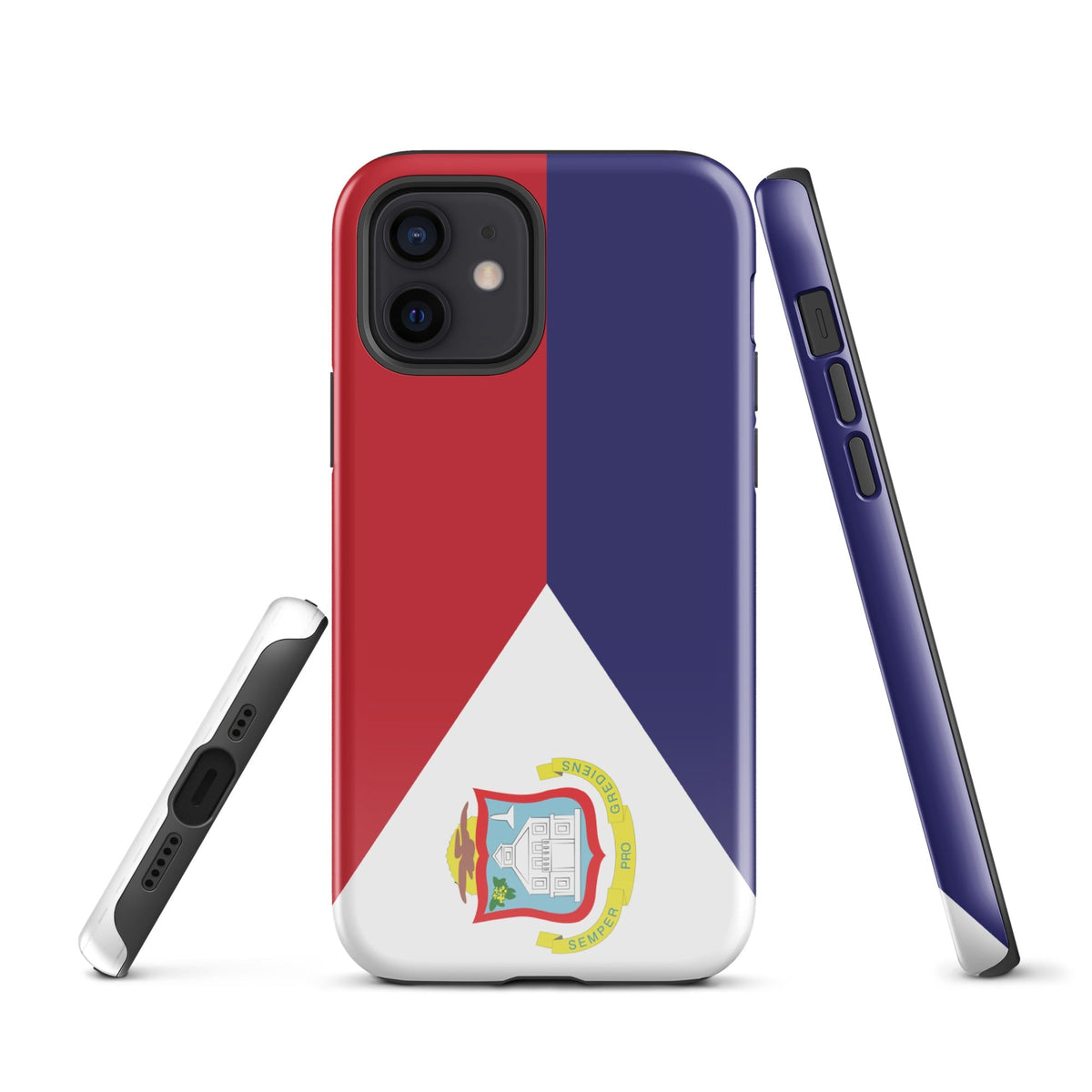 St Maarten Flag Tough Cellphone Case for iPhone® - Conscious Apparel Store