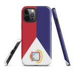 St Maarten Flag Tough Cellphone Case for iPhone® - Conscious Apparel Store