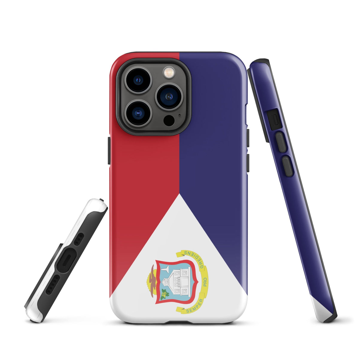 St Maarten Flag Tough Cellphone Case for iPhone® - Conscious Apparel Store