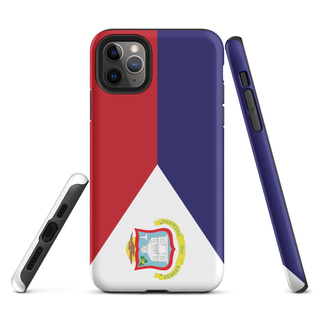St Maarten Flag Tough Cellphone Case for iPhone® - Conscious Apparel Store