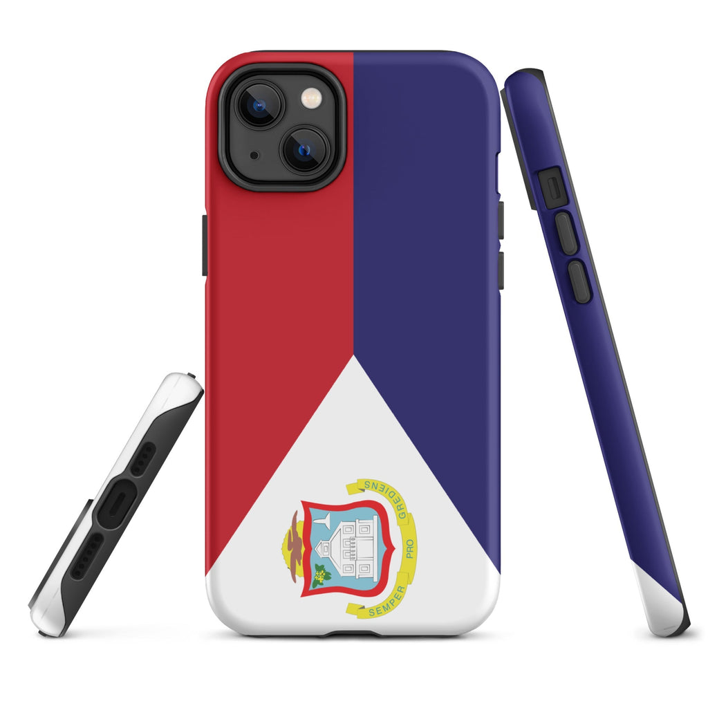 St Maarten Flag Tough Cellphone Case for iPhone® - Conscious Apparel Store