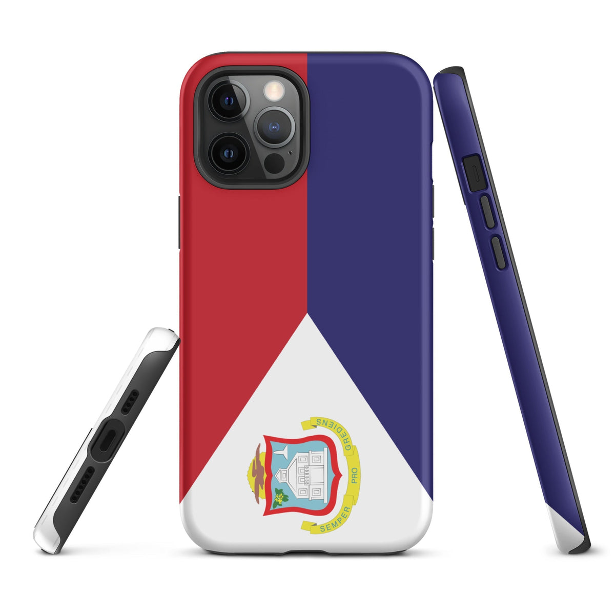 St Maarten Flag Tough Cellphone Case for iPhone® - Conscious Apparel Store