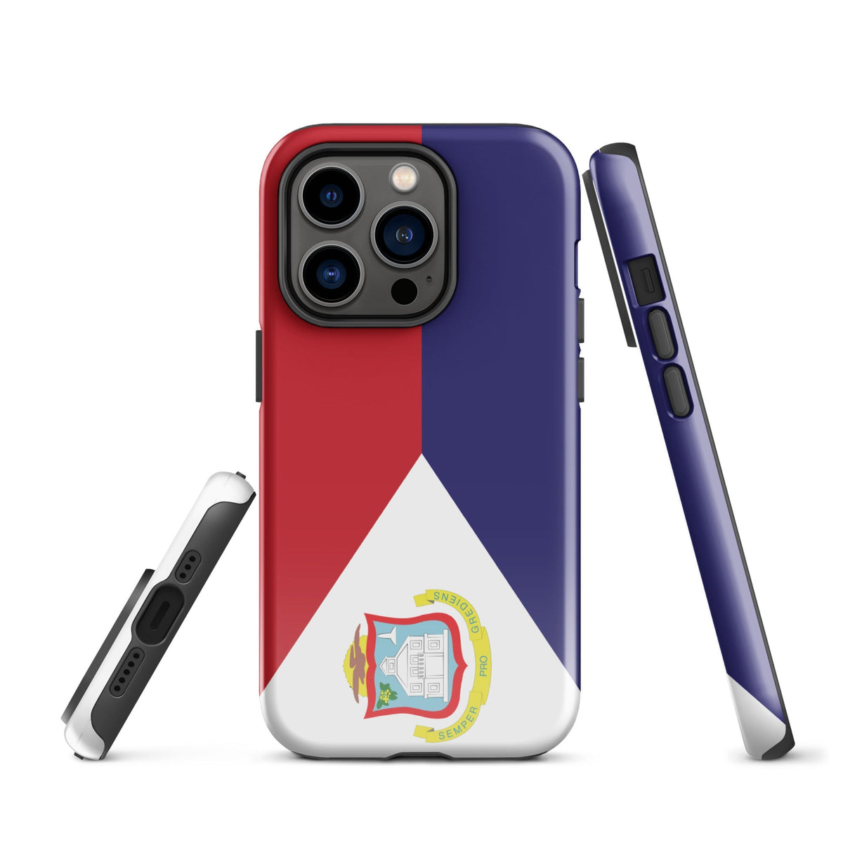St Maarten Flag Tough Cellphone Case for iPhone® - Conscious Apparel Store