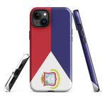 St Maarten Flag Tough Cellphone Case for iPhone® - Conscious Apparel Store