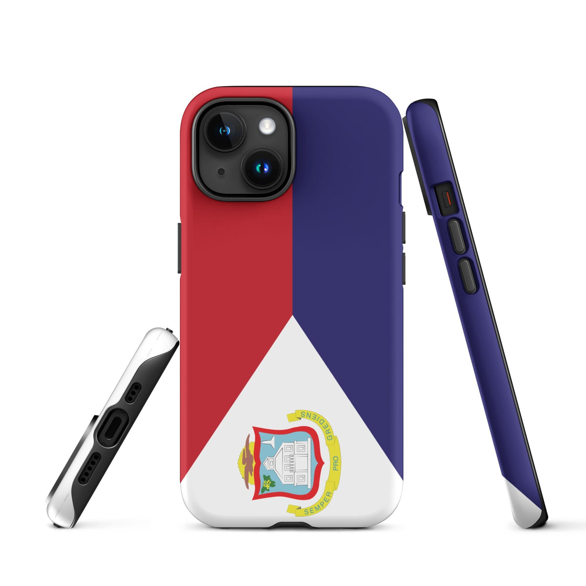 St Maarten Flag Tough Cellphone Case for iPhone® - Conscious Apparel Store