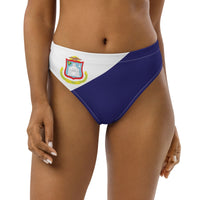 St Marteen Flag high-waisted bikini bottom - Conscious Apparel Store