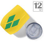 St Vincent Flag 12oz Wine Tumbler - Conscious Apparel Store