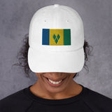 St Vincent Flag Ball Cap - Conscious Apparel Store