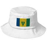 ST Vincent Flag Bucket Hat - Conscious Apparel Store