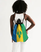 St Vincent Flag Canvas Drawstring Bag - Conscious Apparel Store