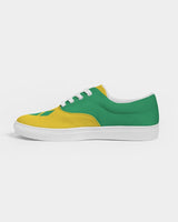 St Vincent Flag Men's Lace Up Canvas Shoe - Conscious Apparel Store
