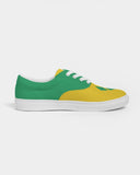 St Vincent Flag Men's Lace Up Canvas Shoe - Conscious Apparel Store