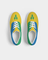 St Vincent Flag Men's Lace Up Canvas Shoe - Conscious Apparel Store