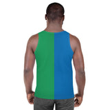 St Vincent Flag Unisex Tank Top - Conscious Apparel Store