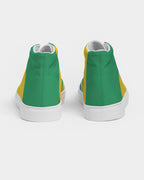 St Vincent Flag Women's Hightop Canvas Shoe - Conscious Apparel Store