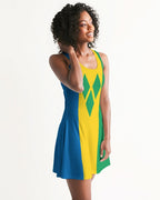 St Vincent Flag Women's Racerback Dress - Conscious Apparel Store