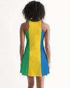 St Vincent Flag Women's Racerback Dress - Conscious Apparel Store