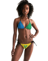 St Vincent Flag Women's String Bikini - Conscious Apparel Store