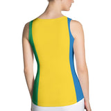 St Vincent Flag Women's Tank Top - Conscious Apparel Store