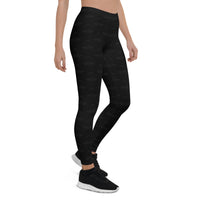 Subliminal Egyptian Ankh Cross (Black) Leggings - Conscious Apparel Store