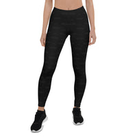 Subliminal Egyptian Ankh Cross (Black) Leggings - Conscious Apparel Store