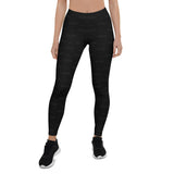 Subliminal Egyptian Ankh Cross (Black) Leggings - Conscious Apparel Store